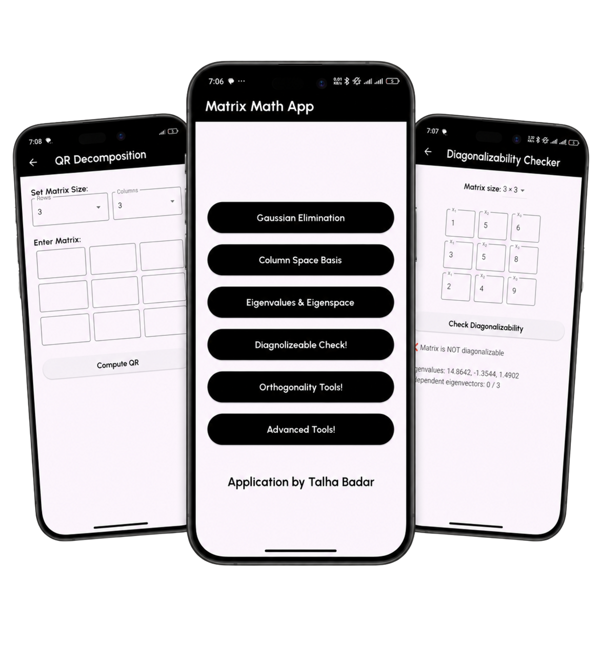 Linear Craze mobile application screens